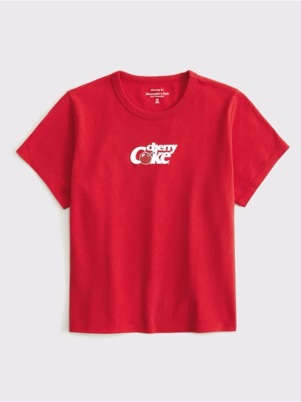 NWT Abercrombie & Fitch Women's
Short-Sleeve Cherry Coke Graphic Skimming Tee